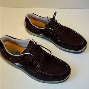 Men's Brown Timberland casual Leather Lace-up shoes
